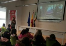 ALUMNOS DEL COLEGIO PÚBLICO LOS LLANOS VISITAN LA MANCOMUNIDAD DE TENTUDÍA