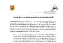 COMUNICADO OFICIAL COVID-19