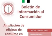 BOLETÍN DE INFORMACIÓN AL CONSUMIDOR